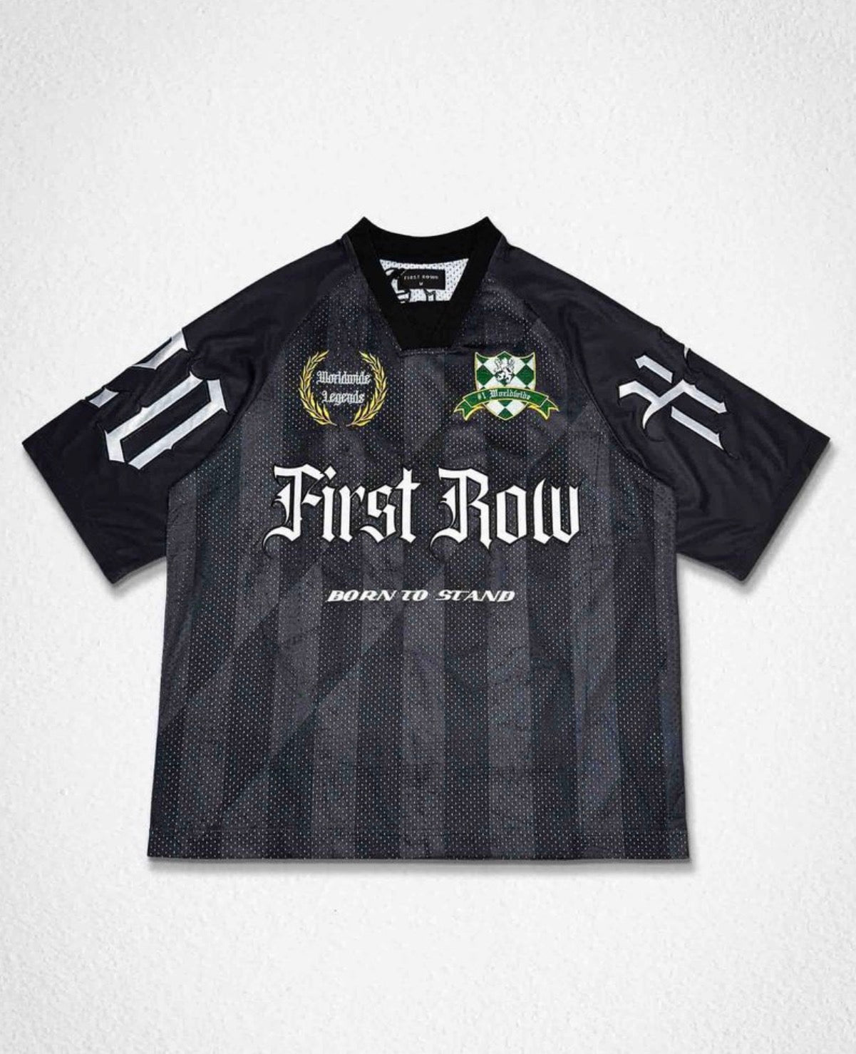 First Row jersey BLK/WHT