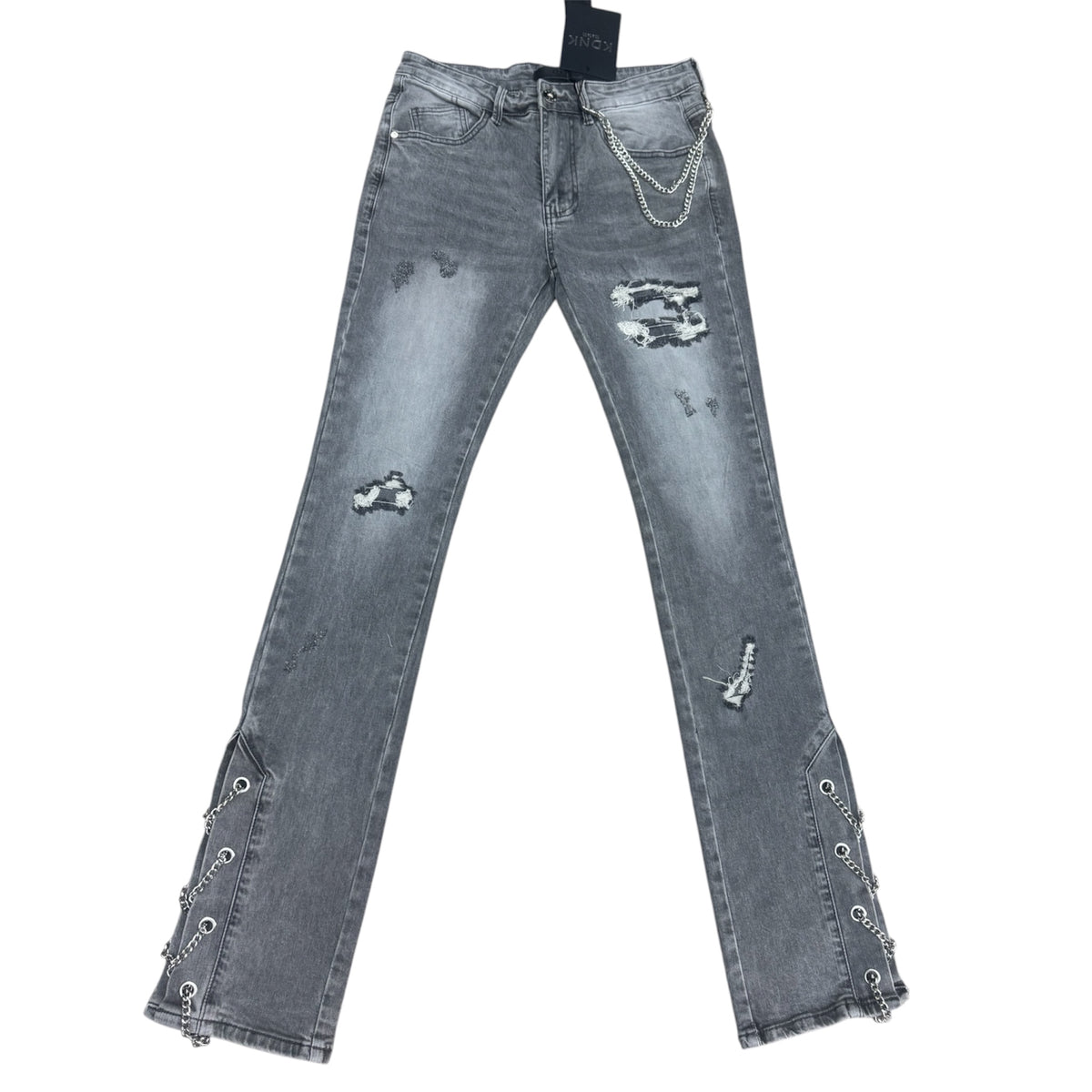 KDNK M GREY CHAINS